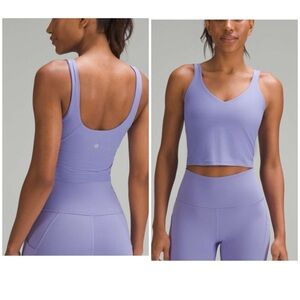 Lululemon align scoop neck yoga tank top dark lavender 6
